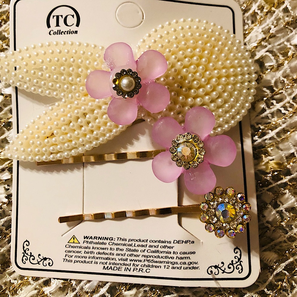 Rhinestone hair pin